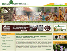 Tablet Screenshot of keralaayurvedics.com